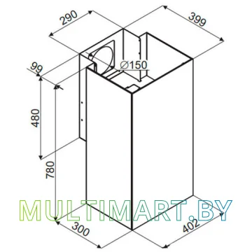 Вытяжка MAUNFELD Bath Plus 402 (золотой) картинка 15